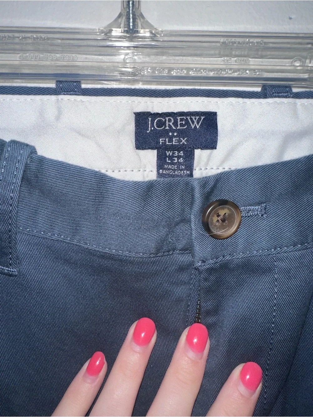 J. Crew Navy Slim Chino Pants